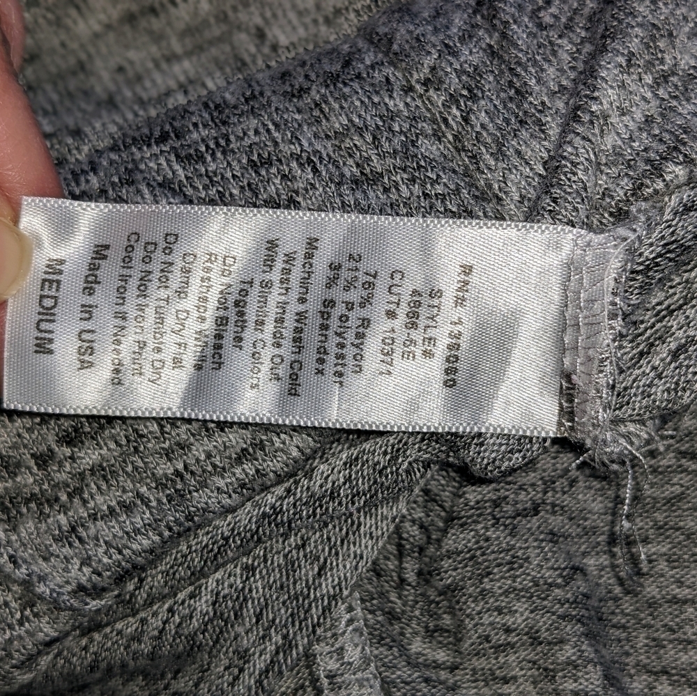Heather Gray Drawstring Joggers by PST - Picture 3 of 5